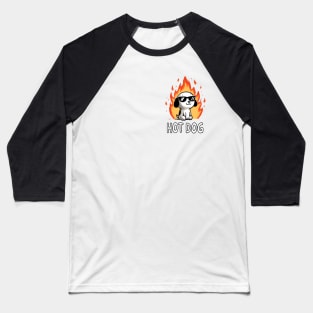 Hot Dog Sunglas Wiener Dog Baseball T-Shirt